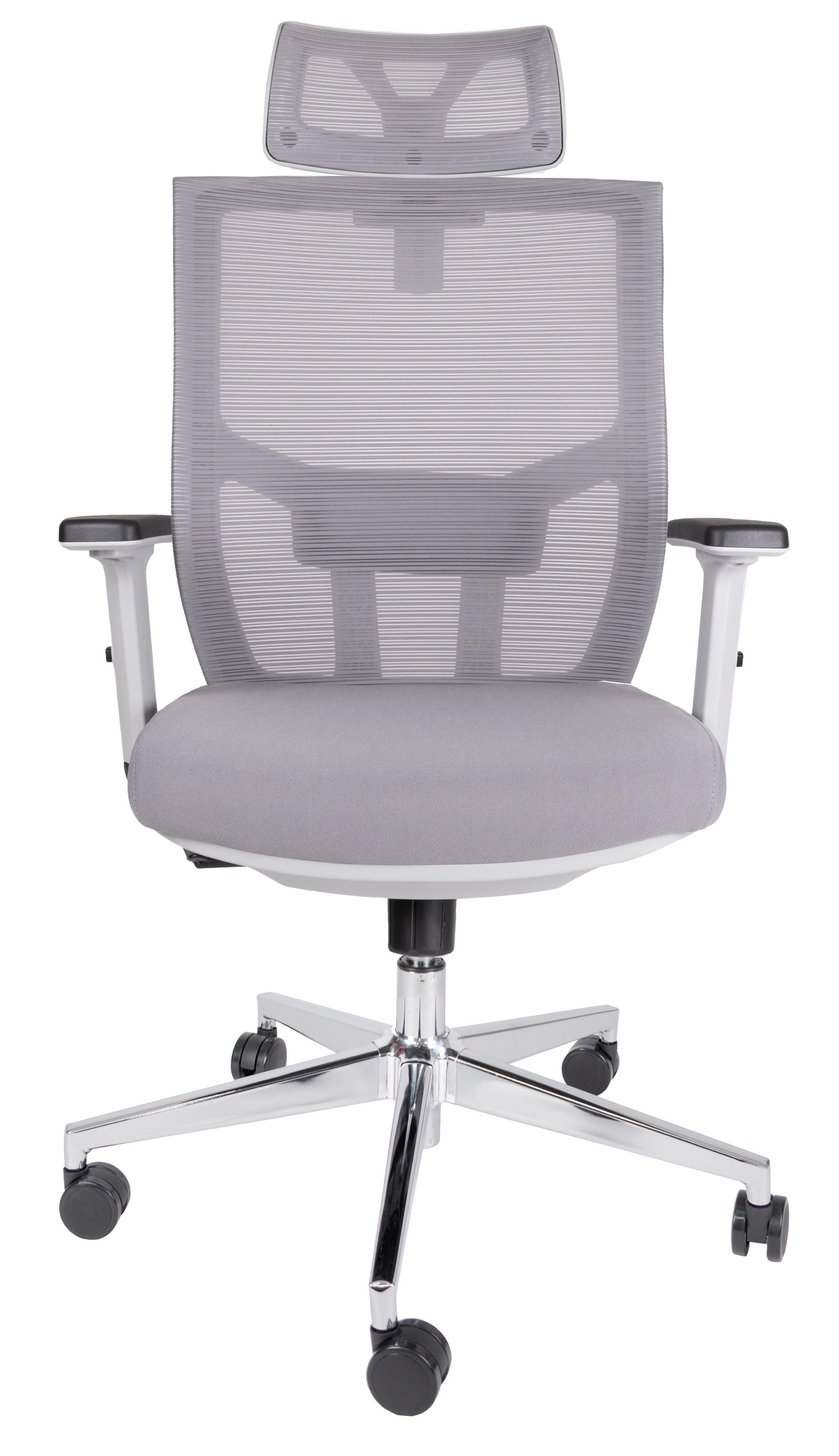 Offiho Silla De Escritorio Ergonómica Reclinable con Altura Ajustable con Tapiz Mesh, Modelo AIKON OHE 705 - LuzDeco