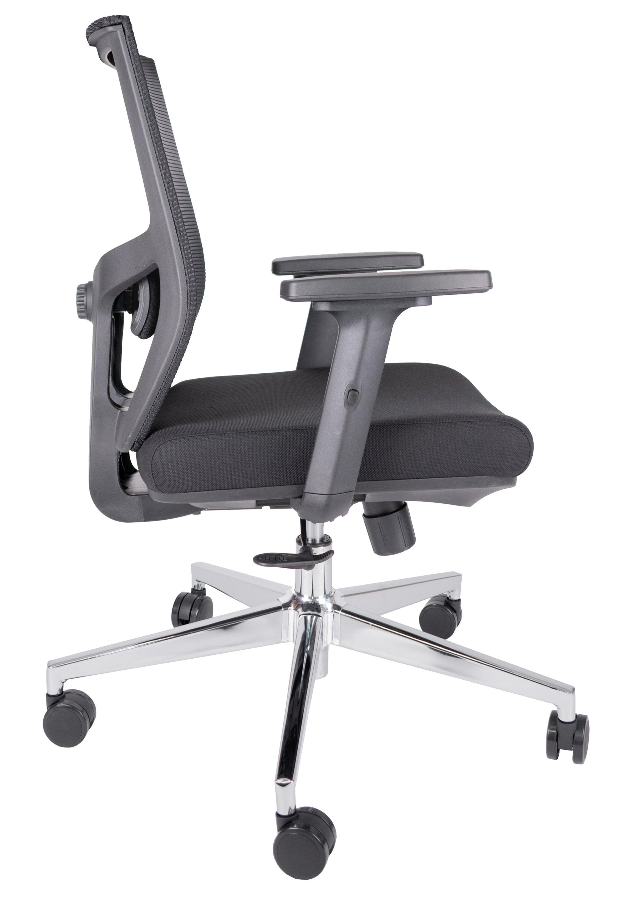 Offiho Silla De Escritorio Ergonómica Reclinable con Altura Ajustable con Tapiz Mesh, Modelo AIKON OHE703 - LuzDeco