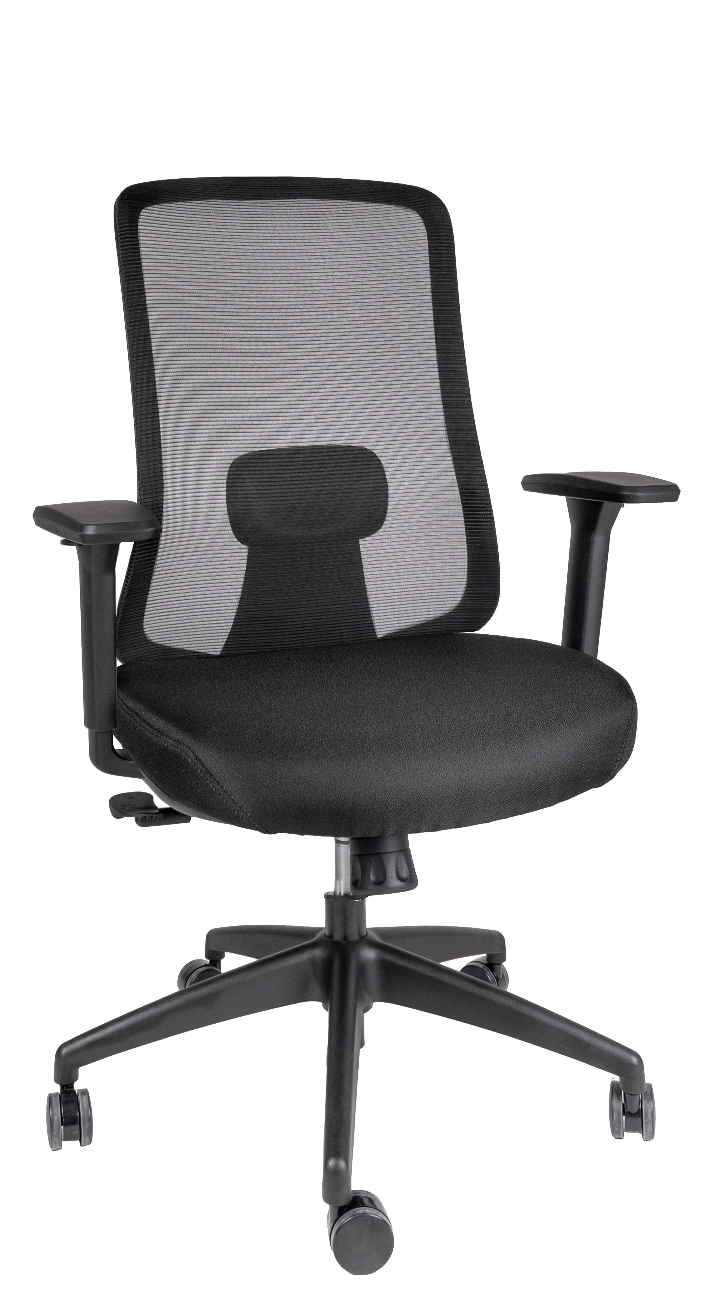 Offiho Silla De Escritorio Ergonómica Reclinable con Altura Ajustable con Tapiz Mesh, Modelo CREW OHE112 - LuzDeco