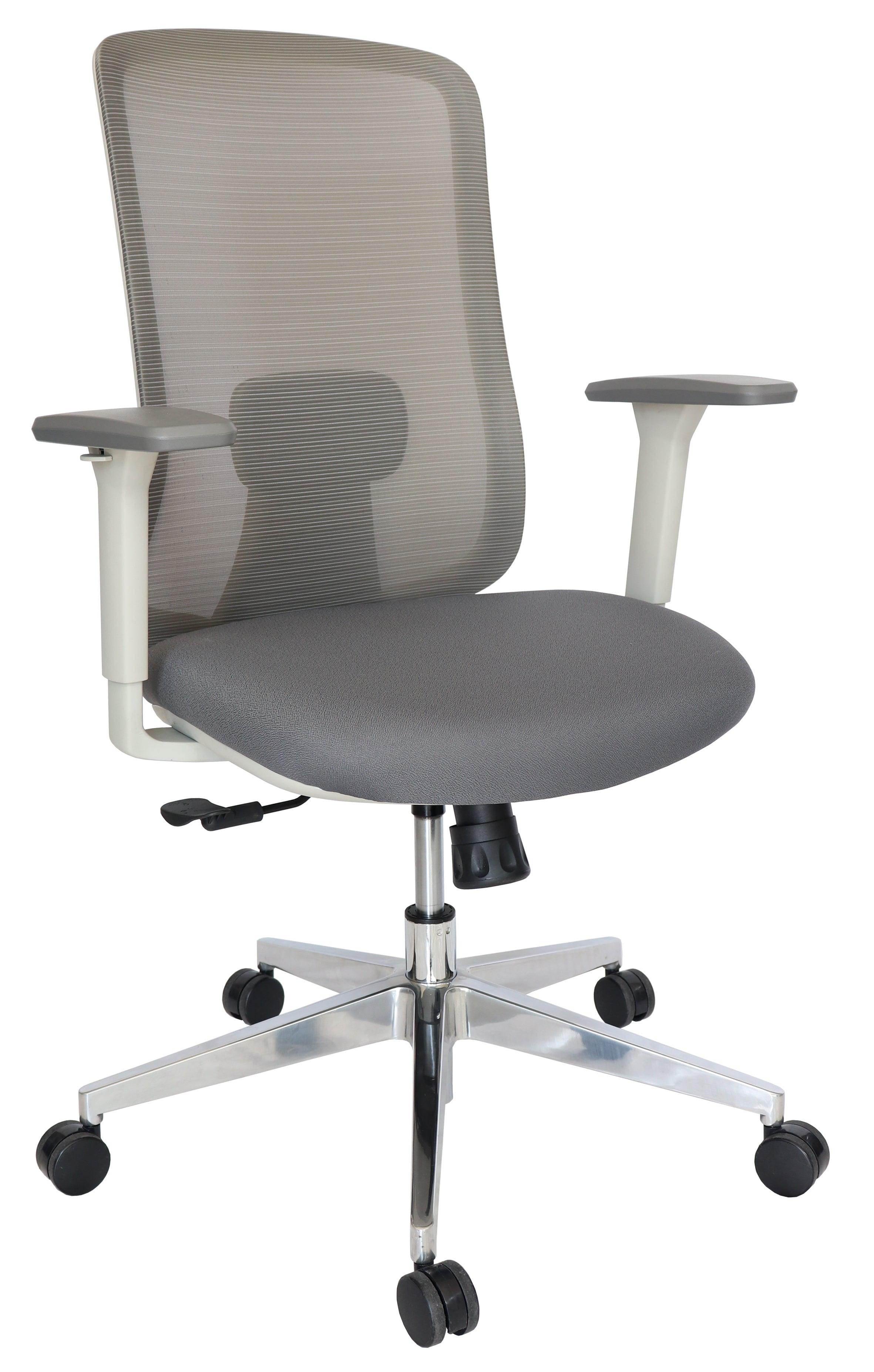 Offiho Silla De Escritorio Ergonómica Reclinable con Altura Ajustable con Tapiz Mesh, Modelo CREW OHE112 - LuzDeco