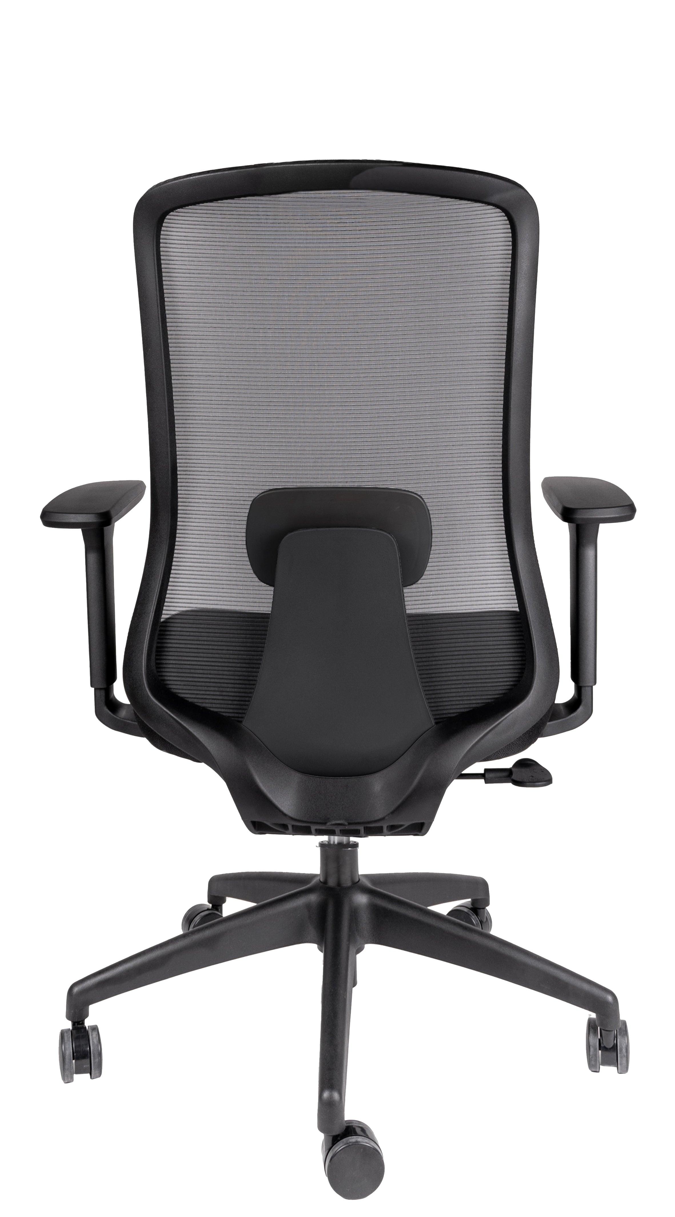 Offiho Silla De Escritorio Ergonómica Reclinable con Altura Ajustable con Tapiz Mesh, Modelo CREW OHE112 - LuzDeco