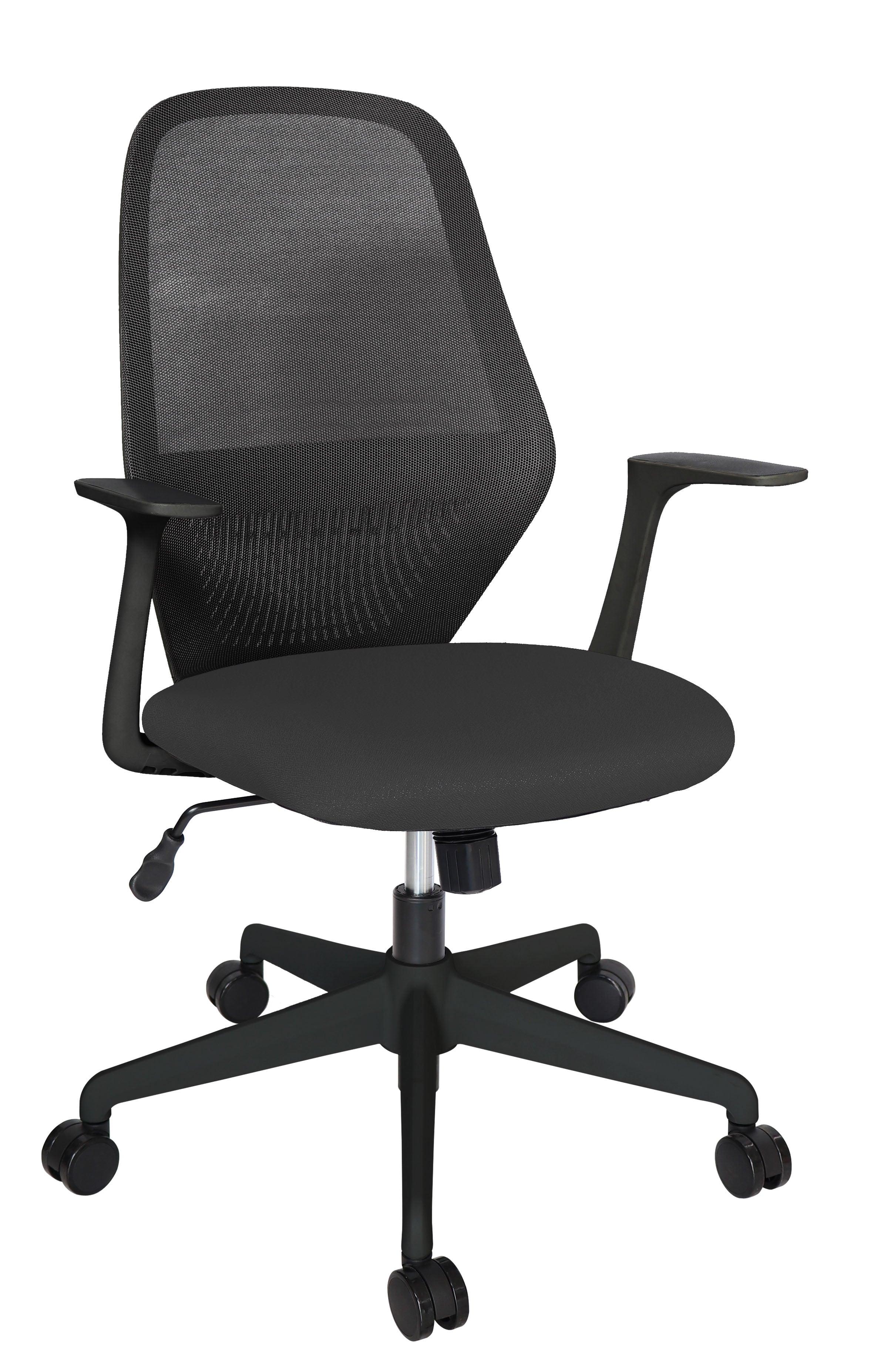 Offiho Silla De Escritorio Ergonómica Reclinable con Altura Ajustable con Tapiz Mesh, Modelo FLASH OHE98 - LuzDeco