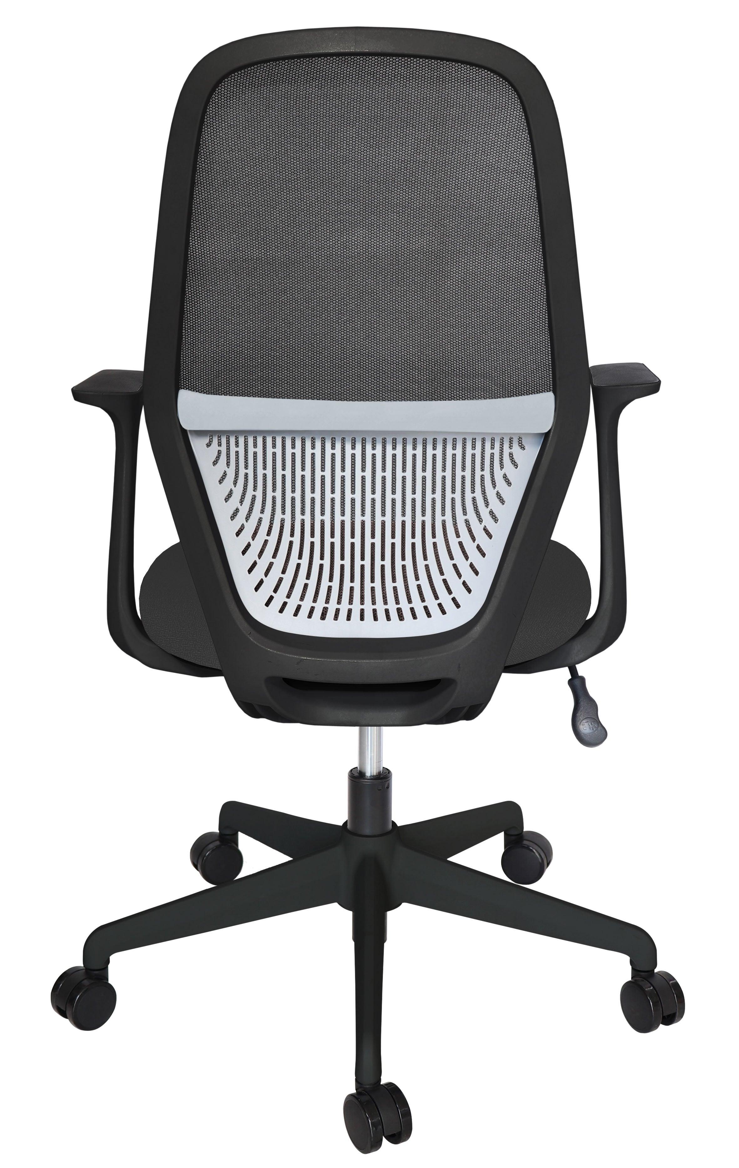 Offiho Silla De Escritorio Ergonómica Reclinable con Altura Ajustable con Tapiz Mesh, Modelo FLASH OHE98 - LuzDeco