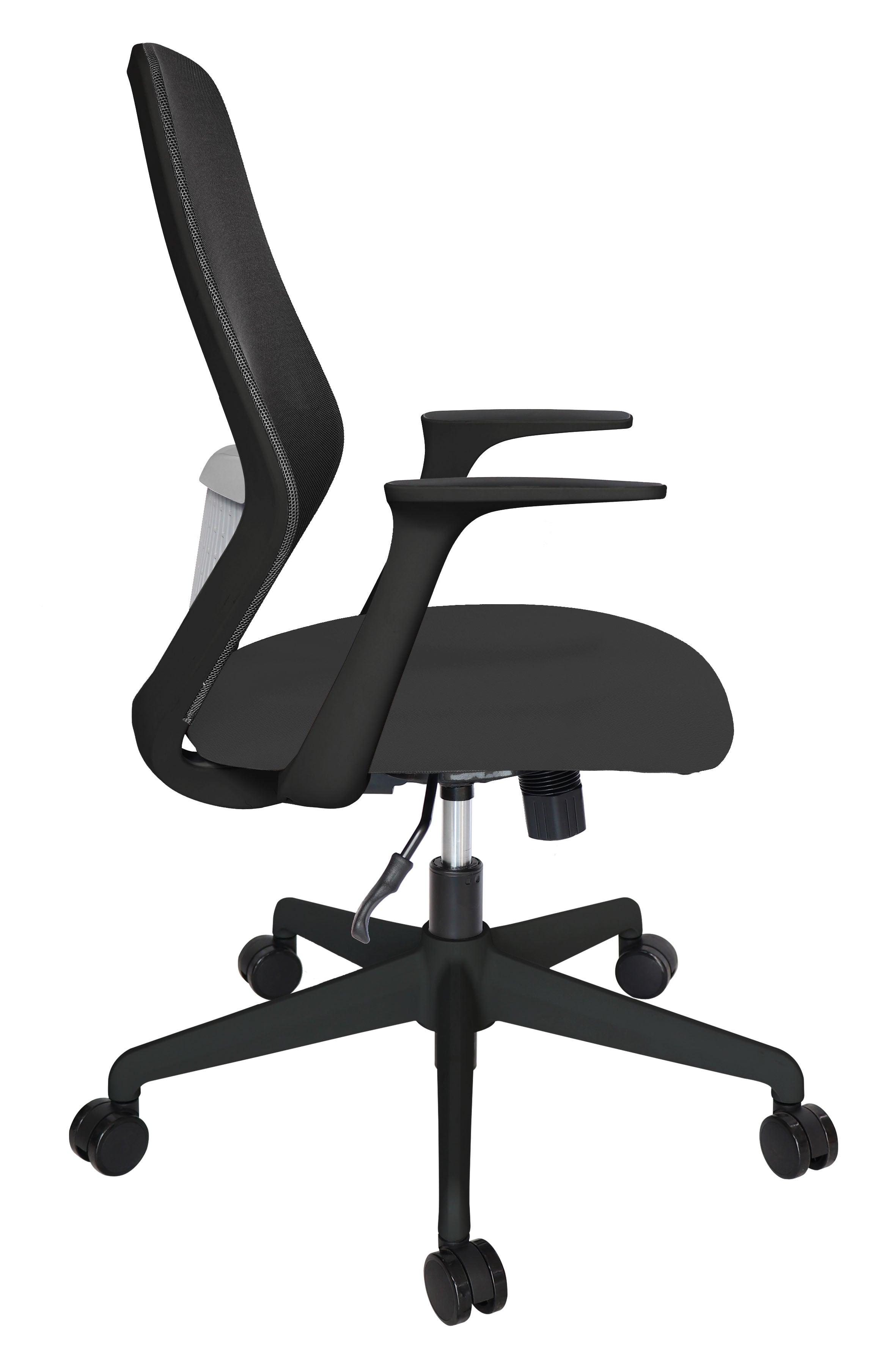 Offiho Silla De Escritorio Ergonómica Reclinable con Altura Ajustable con Tapiz Mesh, Modelo FLASH OHE98 - LuzDeco