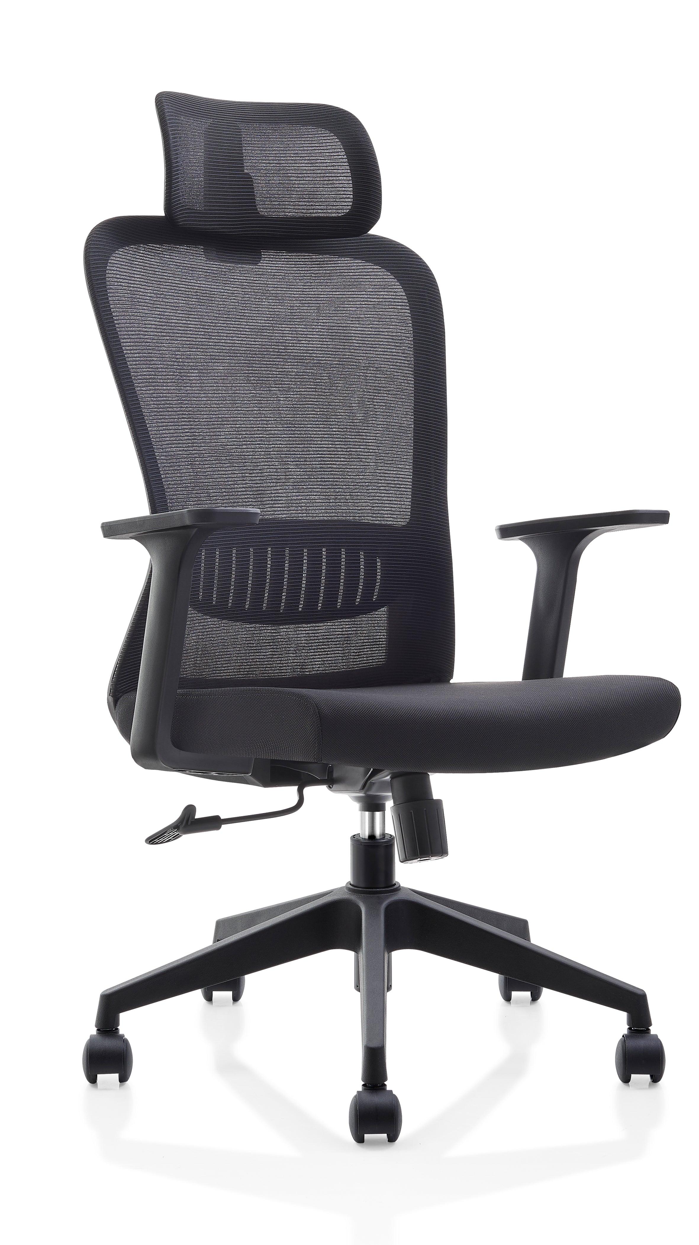 Offiho Silla De Escritorio Ergonómica Reclinable con Altura Ajustable con Tapiz Mesh, Modelo OHE175-COZY - LuzDeco