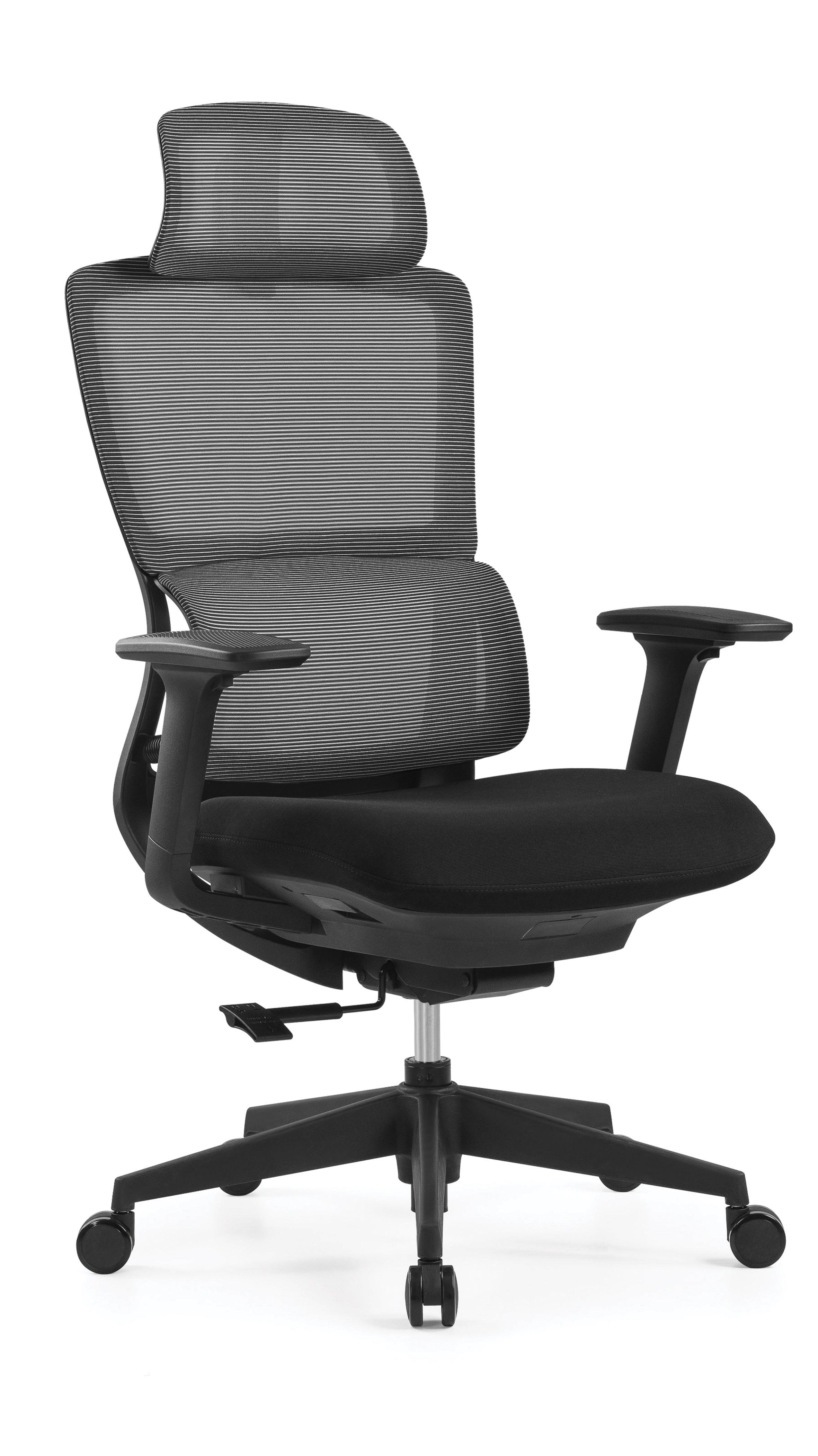 Offiho Silla De Escritorio Ergonómica Reclinable con Altura Ajustable con Tapiz Mesh, Modelo OHE35 DILLON - LuzDeco