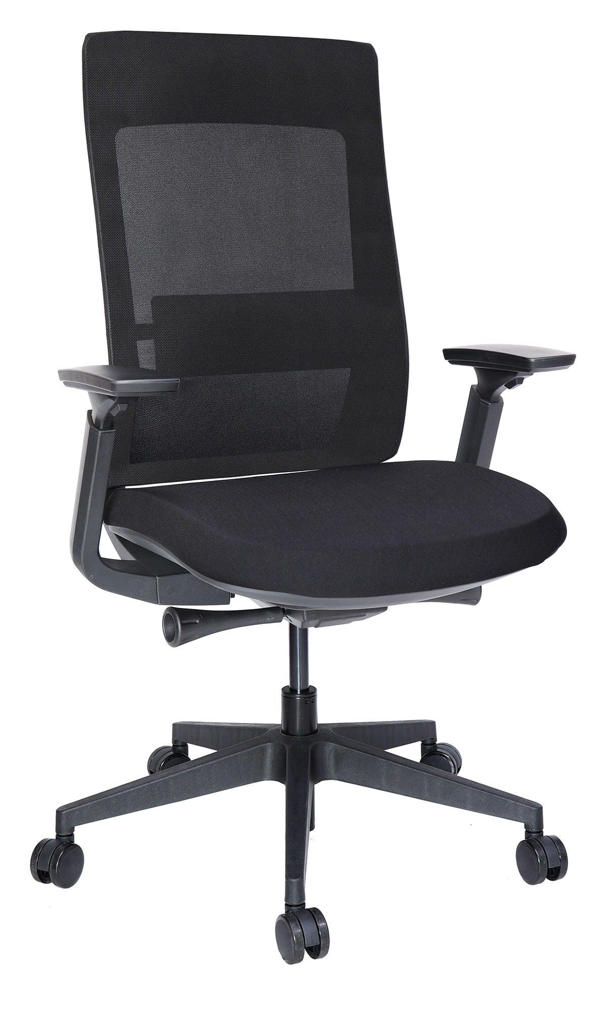 Offiho Silla de Oficina Ergonómica Reclinable con Altura Ajustable, Modelo QUO EJECUTIVA OHE-803 - LuzDeco