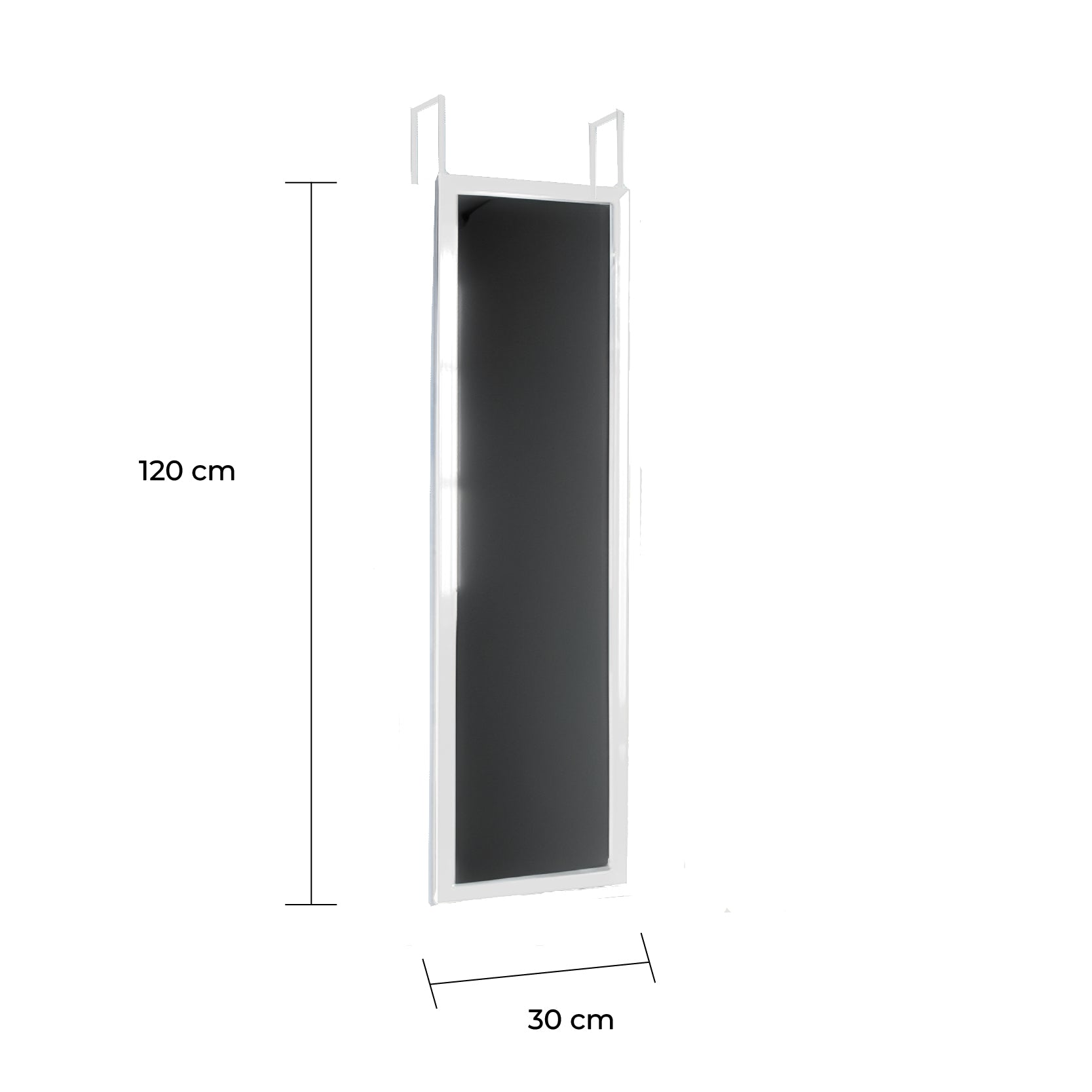 Naterial Espejo Para Puerta Enmarcado Rectangular , Modelo Inspire