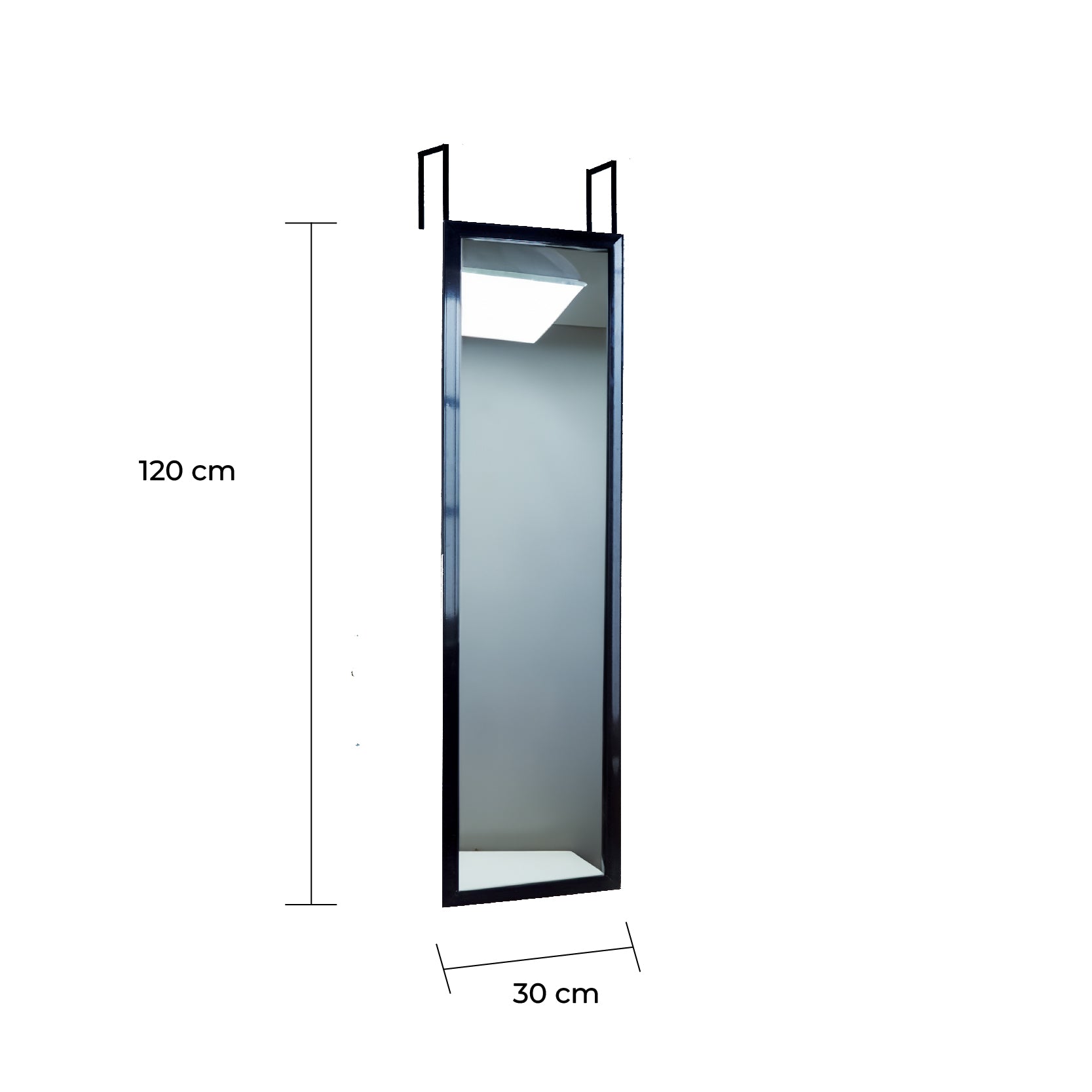 Naterial Espejo Para Puerta Enmarcado Rectangular , Modelo Inspire