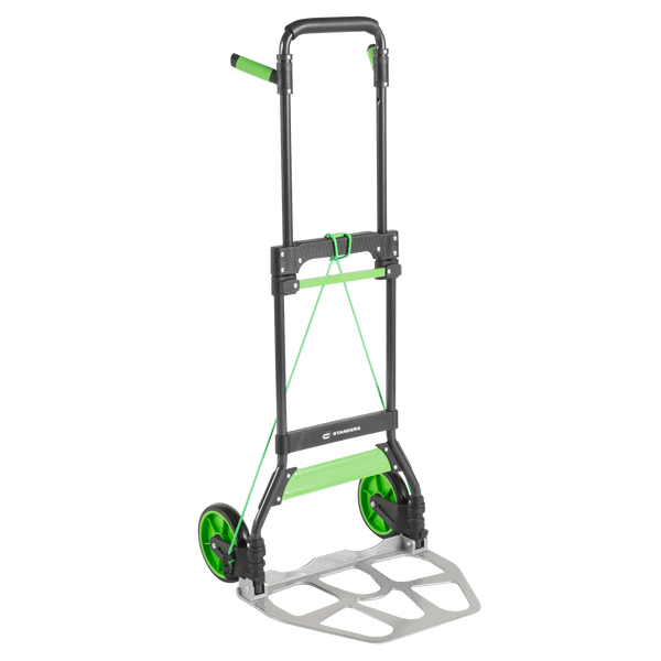 Standers Diablo de Carga Plegable de Acero con 2 Ruedas Neumáticas, Capacidad de 100K, Modelo 84914158 - LuzDeco