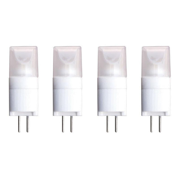 4 Focos LED | LED-G4 | 2W | G4 | Luz Cálida 3000K / Luz Fría 6500K | Tipo Pellizco - LuzDeco