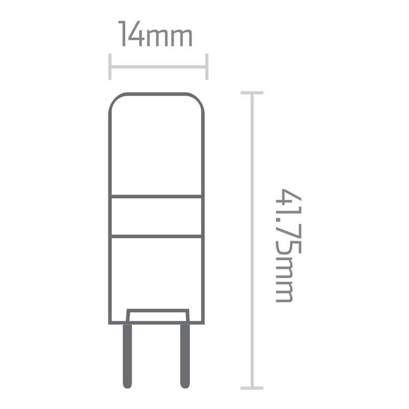 6 Focos LED | LED-G4 | 2W | G4 | Luz Cálida 3000K / Luz Fría 6500K | Tipo Pellizco - LuzDeco