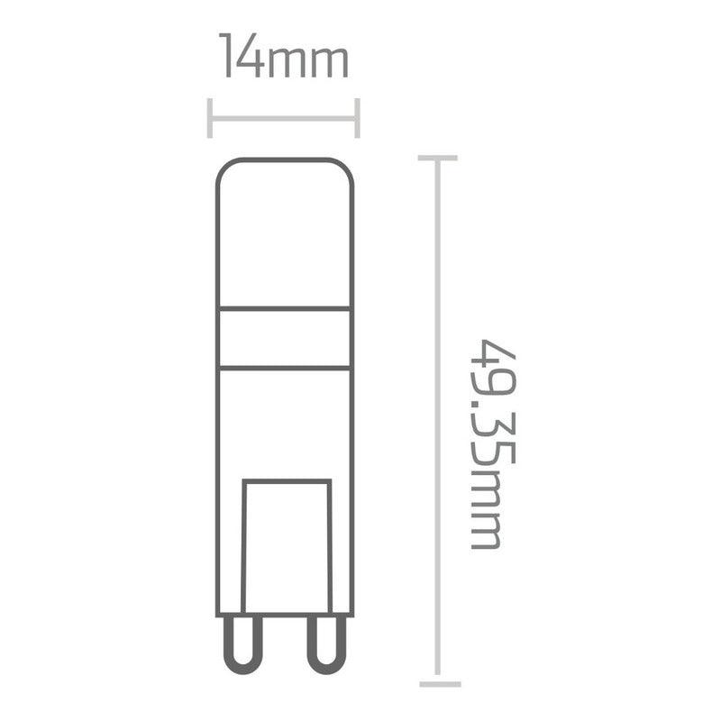6 Focos LED | LED-G9 | 2W | Base Estándar E26 - LuzDeco