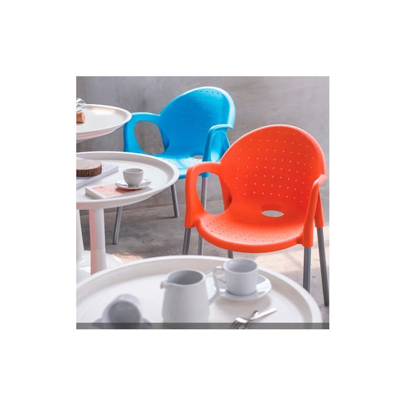 Silla de Comedor | 7051R4 | Exterior / Interior | Polipropileno | Protección Solar UV