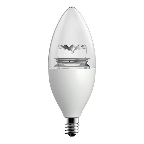 Pack de 6 Focos LED Tipo Vela Estevez E81122-06*6 - Luz Cálida 2700K, Base E12, 6W - LuzDeco