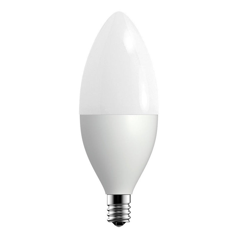 Foco LED Tipo Vela Estevez E81121-04 - Luz Cálida 2700K, Base E12, 4W
 - LuzDeco