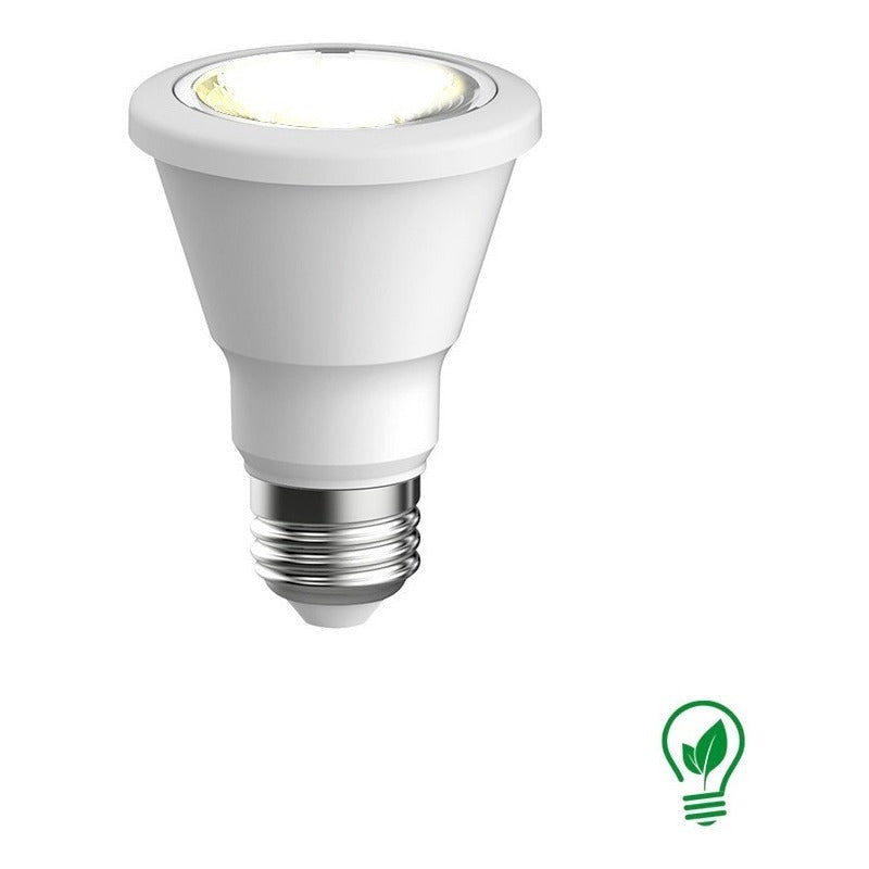 Foco LED | E81201 | 6W | Base E26 PAR20 | Luz Cálida 2700K | Atenuable - LuzDeco