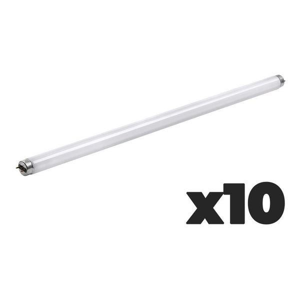 Pack de 10 Tubos Fluorescentes Estevez 99002 - 14W, Luz Neutra 4100K, Base G5 - Luzdeco