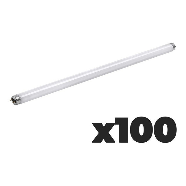 Pack de 100 Tubos Fluorescentes Estevez 99002*100 - 14W, Luz Neutra 4100K, Base G5 -Luzdeco
