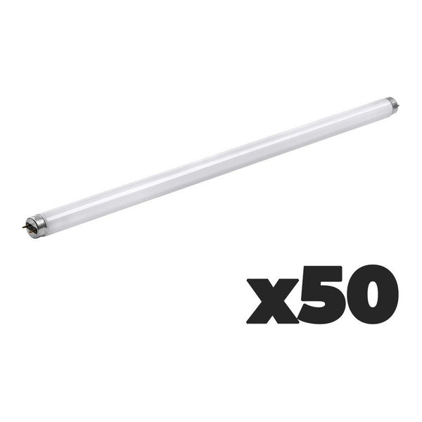 Pack de 50 Tubos Fluorescentes Estevez 99002*50 - 14W, Luz Neutra 4100K, Base G5 - LuzDeco