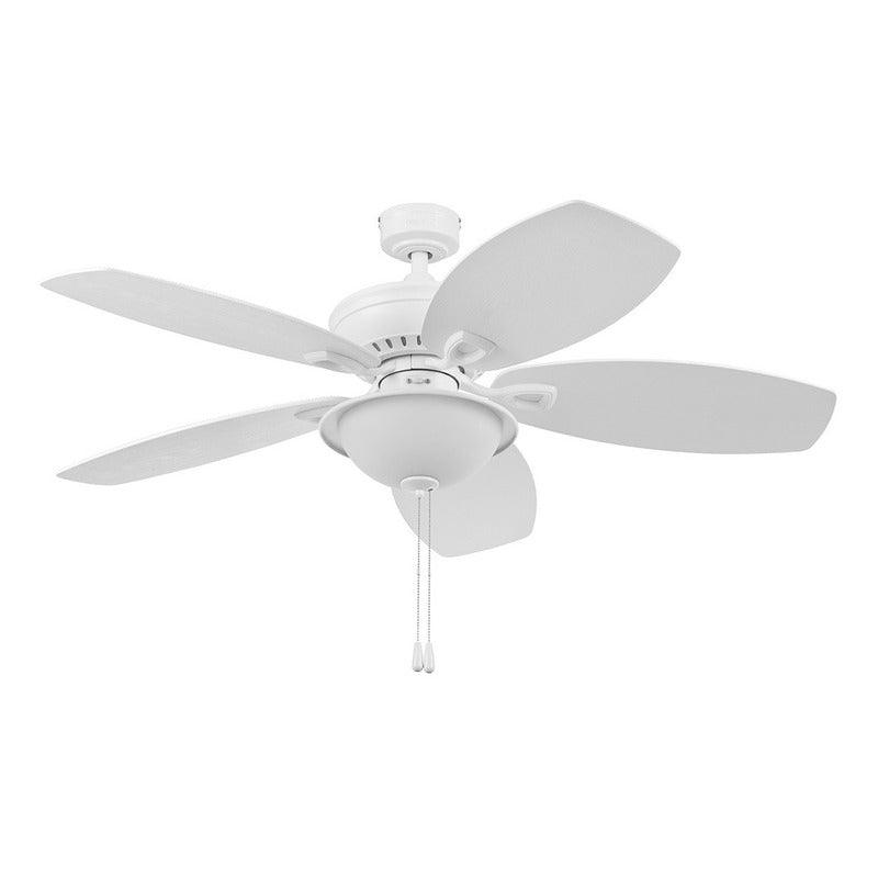 Coolfan Ventilador de Techo con Luz de 52'' con 5 Aspas y Control de Cadena, Modelo Huracán Tropical 66406 - LuzDeco