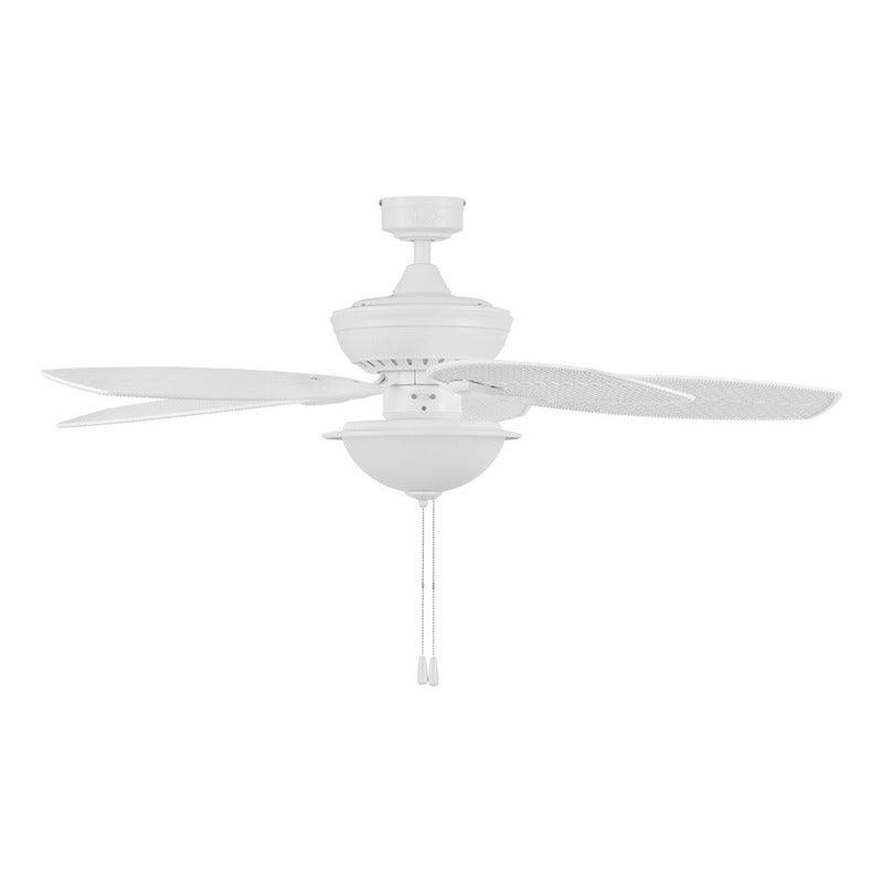 Coolfan Ventilador de Techo con Luz de 52'' con 5 Aspas y Control de Cadena, Modelo Huracán Tropical 66406 - LuzDeco