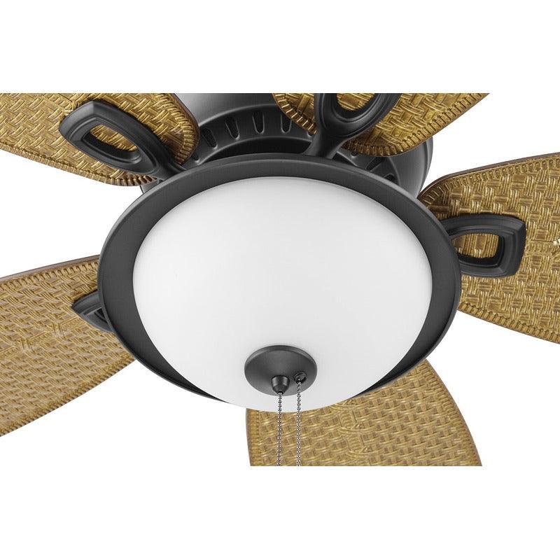 Coolfan Ventilador de Techo con Luz de 52'' con 5 Aspas y Control de Cadena, Modelo Huracán Tropical 66406 - LuzDeco