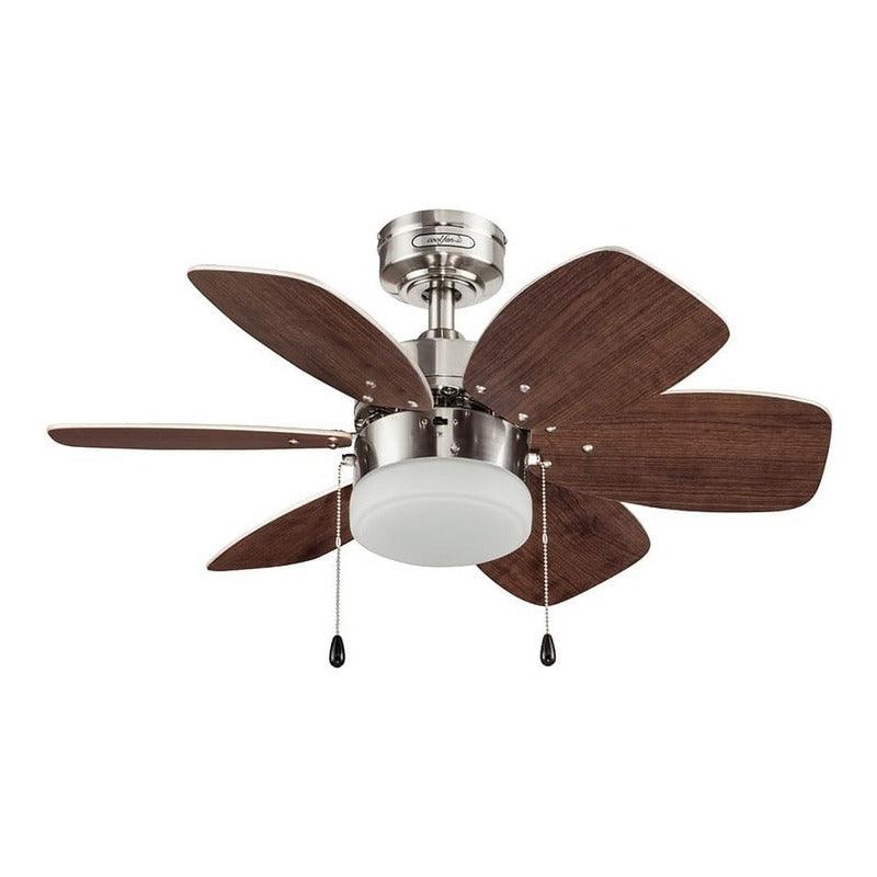 Coolfan Ventilador de Techo de 30'' con 6 Aspas y Control de Cadena, Modelo Lombardo 48501 - LuzDeco