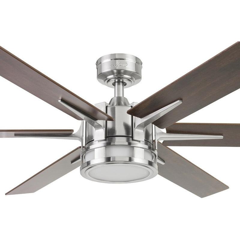 Coolfan Ventilador de Techo de 6 Aspas Reversibles de 56'' con Control Remoto, Modelo Santana 51402 - LuzDeco