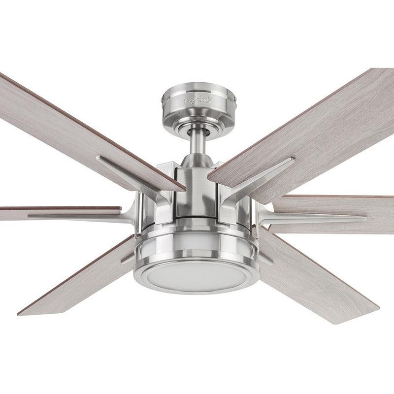 Coolfan Ventilador de Techo de 6 Aspas Reversibles de 56'' con Control Remoto, Modelo Santana 51402 - LuzDeco