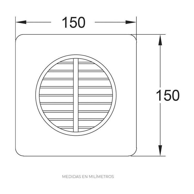 Extractor de Aire Estevez 1104-M(eco) 4" | Sensor Movimiento | Baño y Cocina | Bajo Ruido - LuzDeco