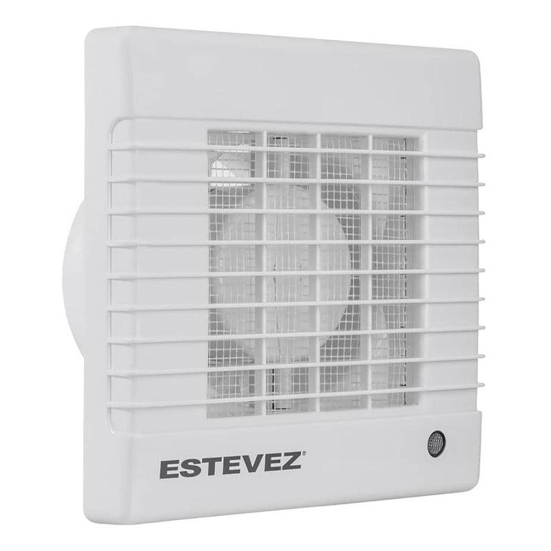 Ventilador de Baño 6" Estevez 2606: Aire Fresco, Bajo Ruido, Ideal para Baños y Cocinas