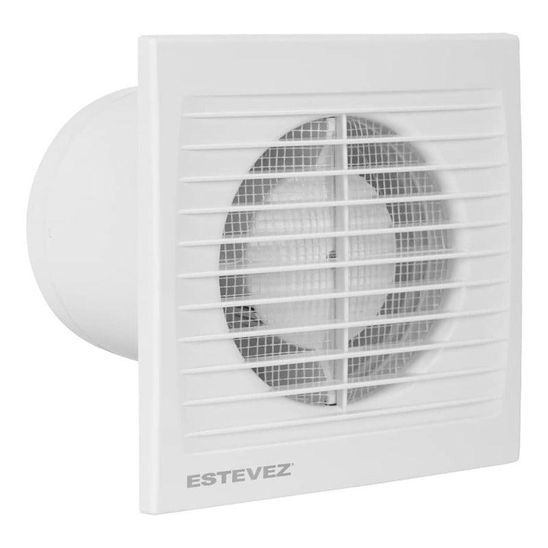 Ventilador de Baño 6" Estevez 2506: Aire Fresco, Instalación Fácil, Alto Flujo de Aire