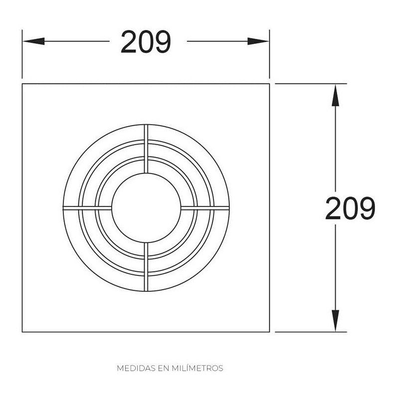 Extractor de Aire | 1006 | 6 pulgadas | Baño / Cocina | Pared / Ventana - LuzDeco