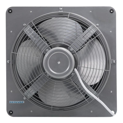 Estevez Extractor de Aire Industrial con Reja Antirretorno de 10", Pared, Modelo 1910(eco)