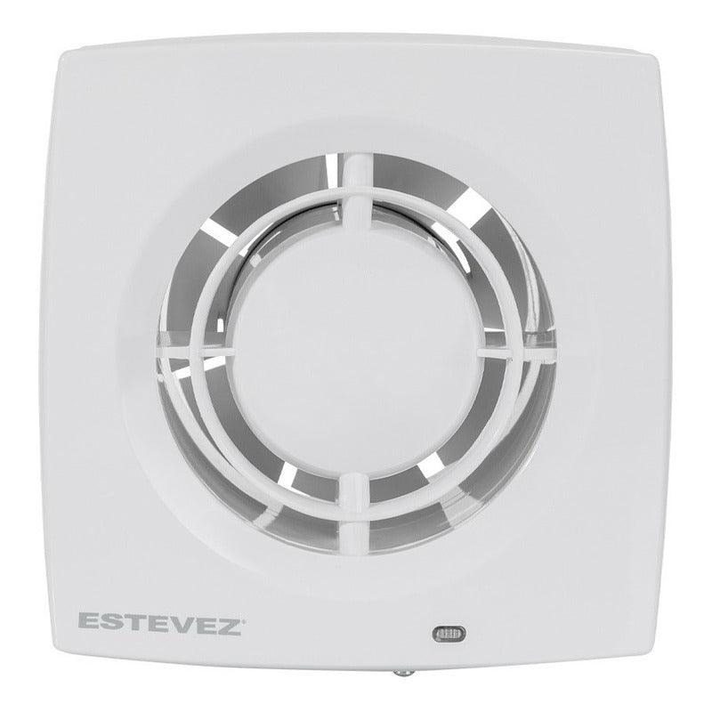 Extractor Ventilador de Baño 4" Estevez 2704: Bajo Ruido, Diseño Francés, - LuzDeco