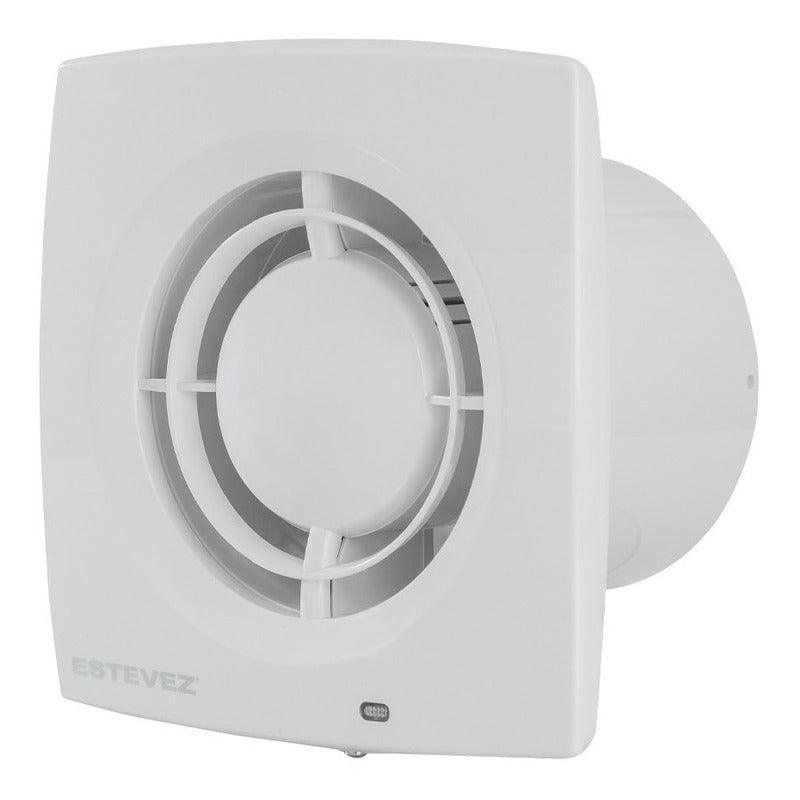 Extractor Ventilador de Baño 4" Estevez 2704: Bajo Ruido, Diseño Francés, - LuzDeco