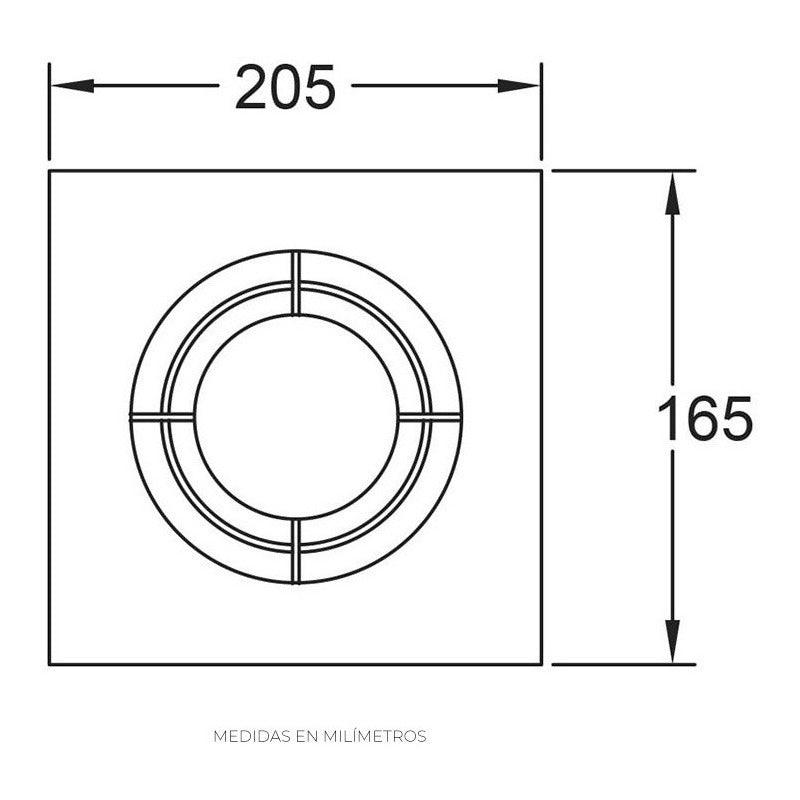 Extractor de Baño 6" Estevez 2706: Acero Inoxidable, Bajo Ruido, Ideal Cocinas y Baños Medianos - LuzDeco