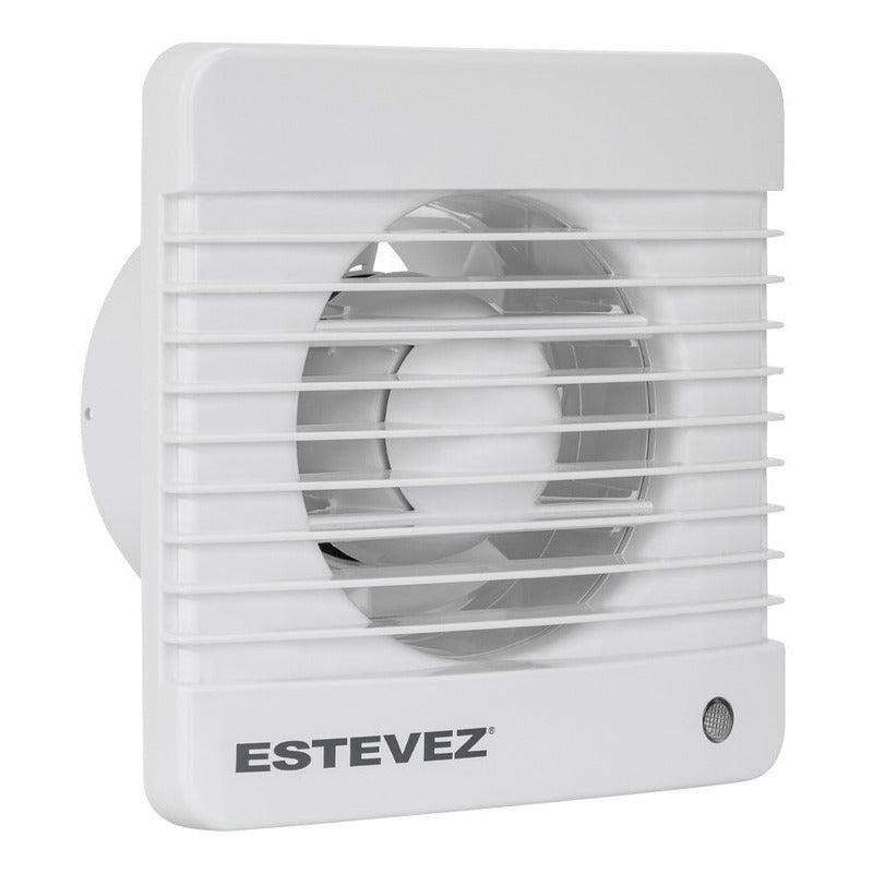 Extractor de Baño 4" Estevez 2804: Bajo Ruido, Ideal Baños Pequeños - LuzDeco