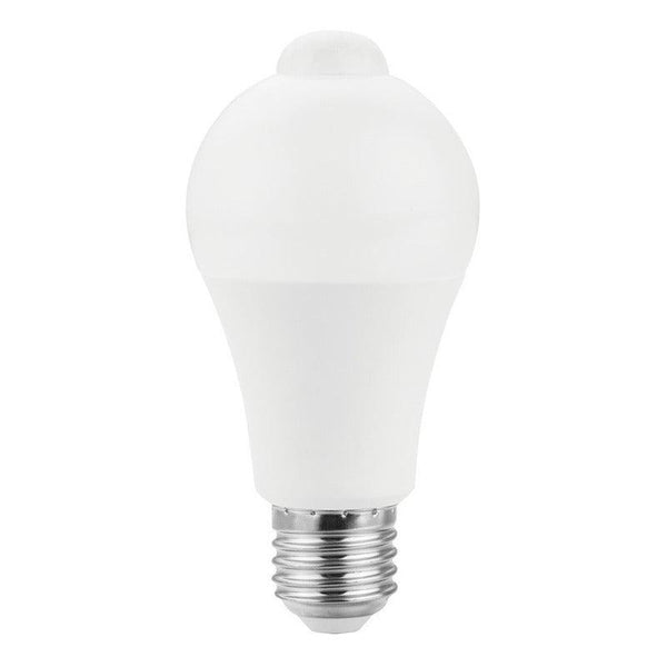 Foco LED Exterior E26 Estevez E81193-09-PIR-WW con Sensor de Movimiento y Fotocelda - Luz Cálida y Fría - LuzDeco