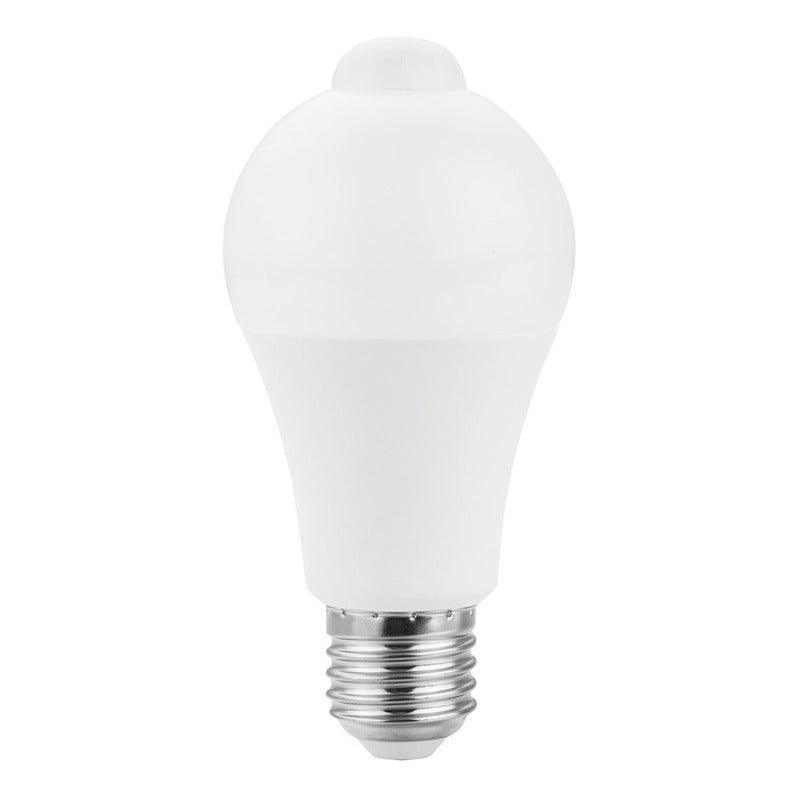 Foco LED | E81193 | 9W | Base Estándar E26 | Luz Cálida 2700K / Luz Fría 6500K | Fotocelda y Sensor de Movimiento - LuzDeco