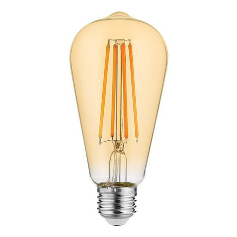 Estevez Foco Vintage 4W Luz Cálida 2700K, Base Estándar E26 Tipo Edison,  Atenuable, Modelo E81589-04-D