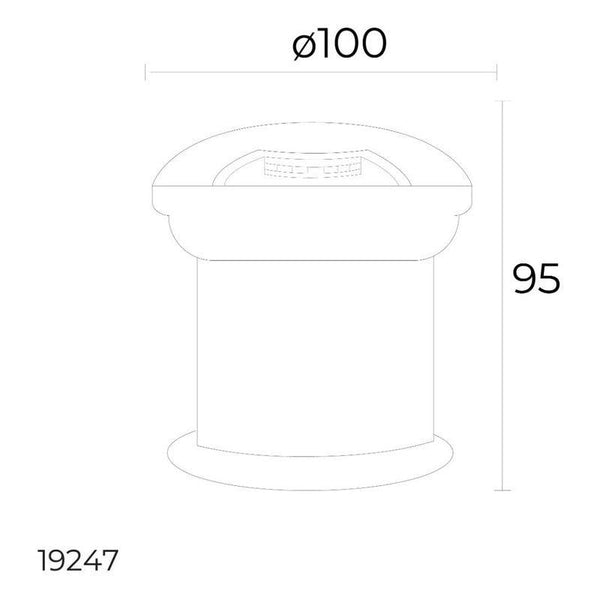 Lámpara Exterior LED Estevez 2.2W | Modelo 19247 | Resistente a Pisadas | Ideal Jardines - LuzDeco
