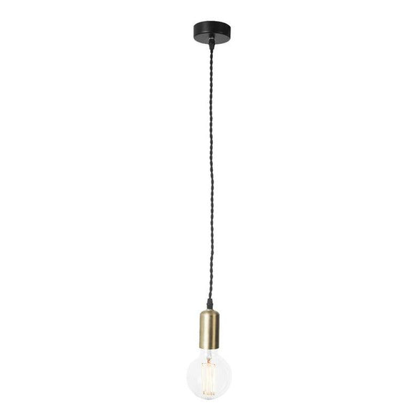 Lámpara Colgante | EDE-0267 | 60W | Altura Regulable | Entrada Foco E26 | Tipo Socket - LuzDeco