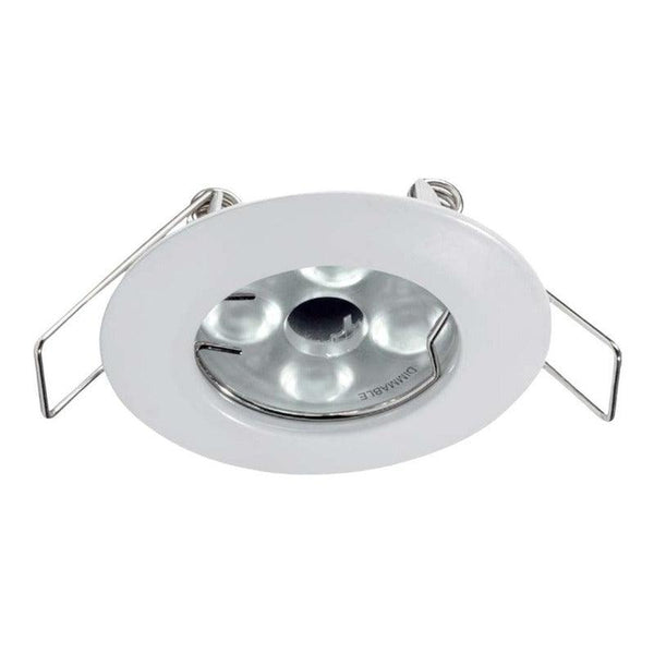 Foco LED Empotrable Orientable MR11 GU4 Estevez 19005-0 - Blanco/Negro - Iluminación Ajustable - LuzDeco