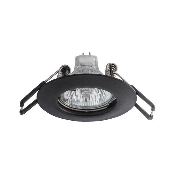 Foco LED Empotrable Orientable MR11 GU4 Estevez 19005-2 - Blanco/Negro - Iluminación Ajustable - LuzDeco