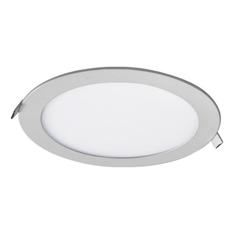 Lámpara LED Empotrable Estevez Modelo 39103 12W: Luz Cálida, Neutra o Fría para Techo - LuzDeco | Acabdo Níquel - LuzDeco