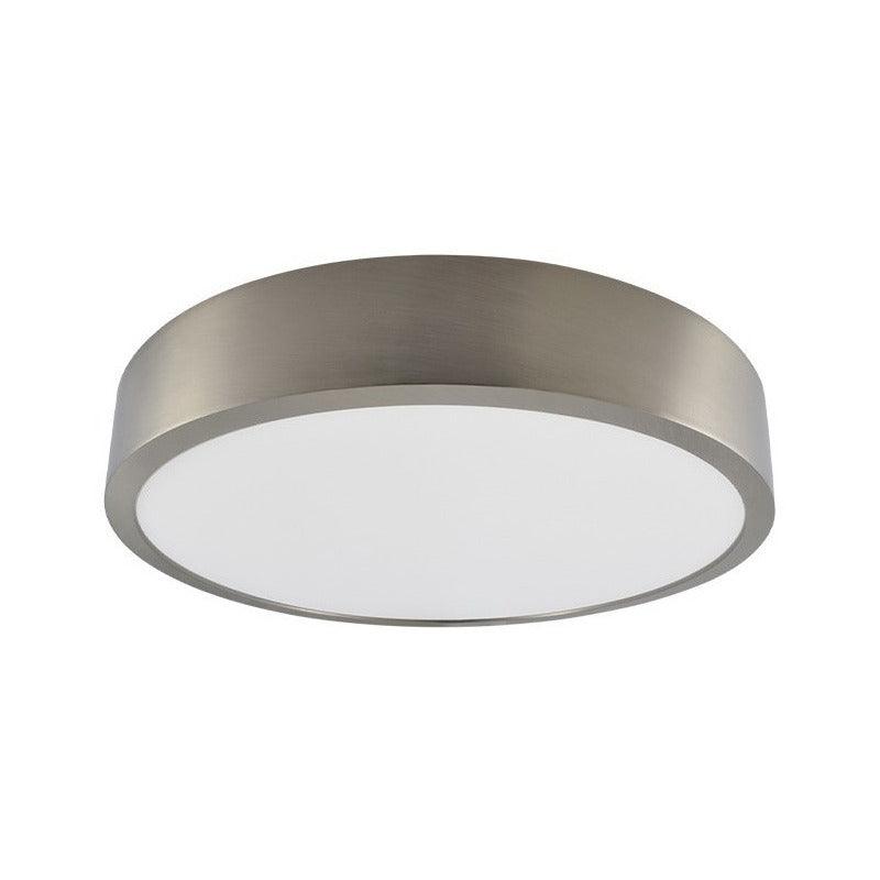 Lámpara Led | 39132 | 12W | Sobreponer Techo | Luz Cálida 3000K | Acabado Níquel - LuzDeco