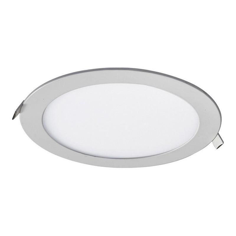 Lámpara Led | 39104 | 18W | Empotrar Techo | Luz Cálida 3000K / Luz Neutra 4000k / Luz Fría 6000K | Acabdo Níquel - LuzDeco