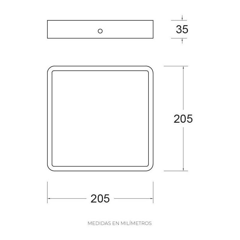 Lámpara Led | 39144 | 18W | Sobreponer Techo - LuzDeco